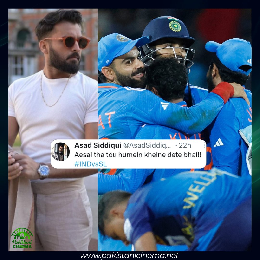 PakistaniCinema's tweet photo. Asad Siddiqui on India's one sided win against Srilanka in the Asia Cup final.
#AsadSiddiqui #SLvsIndia https://t.co/aiZHDHpFoc