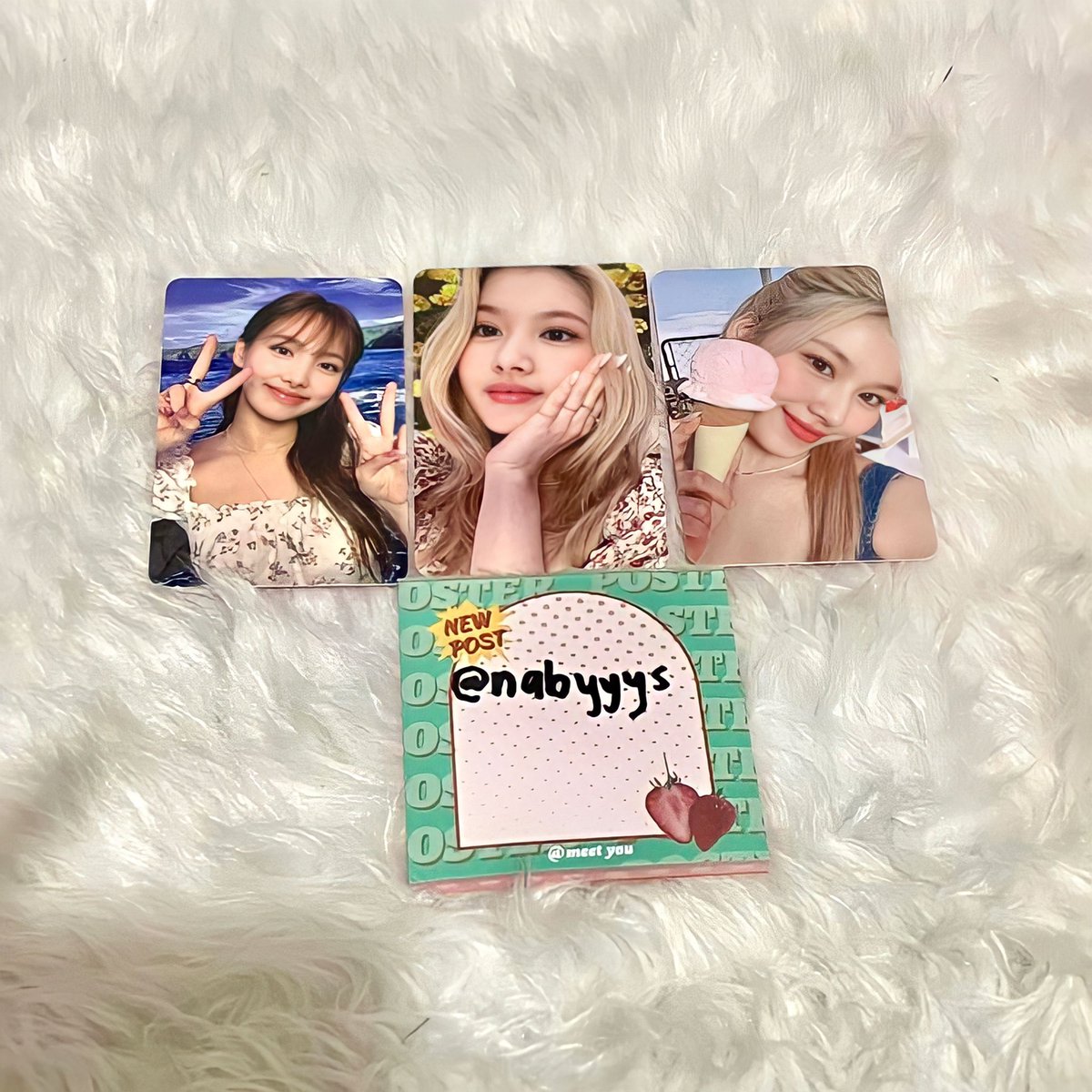 nabyyys's tweet image. yay! sanayeon ice cream  agenda done!! 🍦 ˎˊ˗