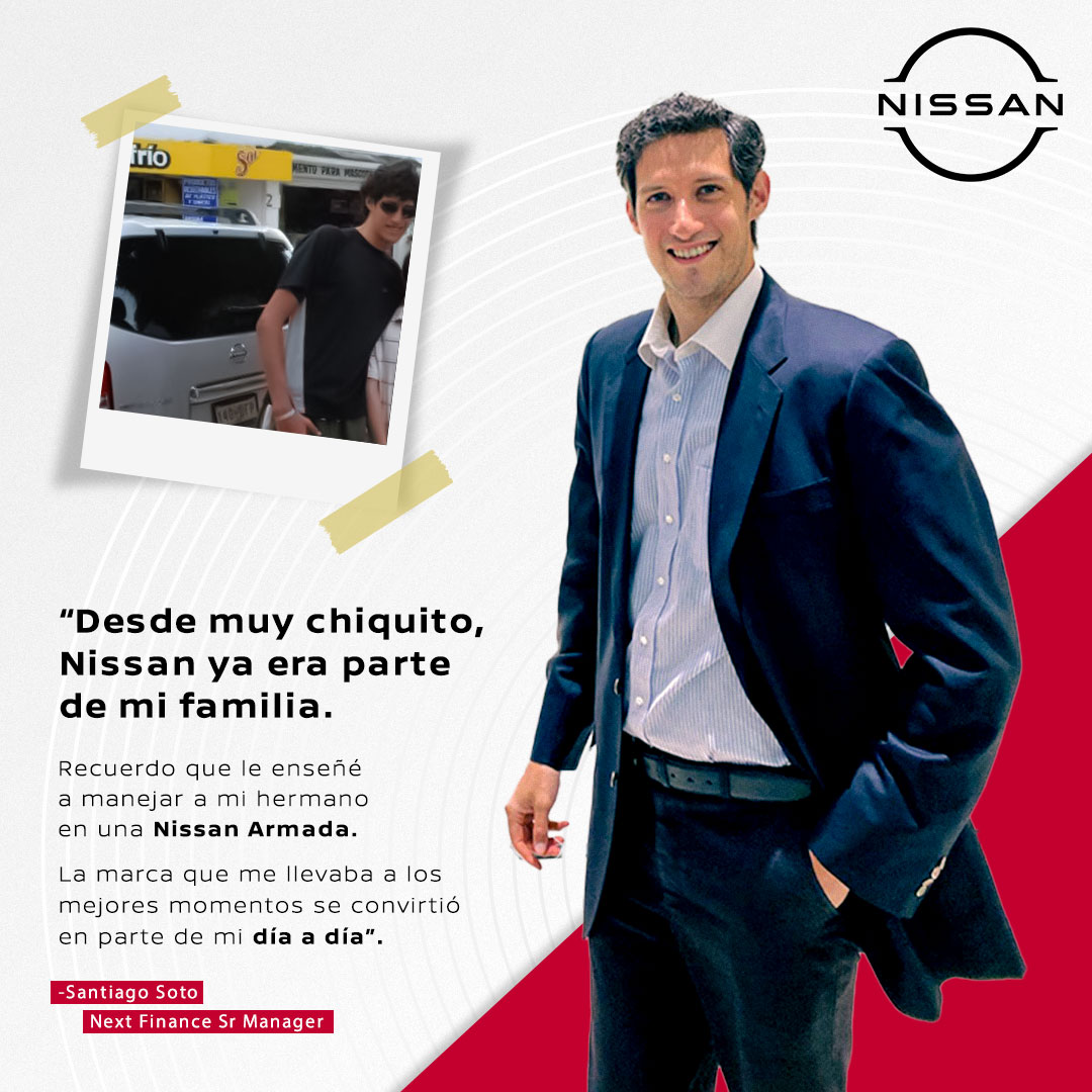 En el ADN  🧬 de Santiago Soto, la pasión por Nissan fluye como un río. ​
​
Su historia es un claro ejemplo de destino. Desde entonces, su camino como ingeniero de la emoción estaba trazado a brillar. ​
🚗🎶​
​
#EstoEsNissan #NissanInsiders