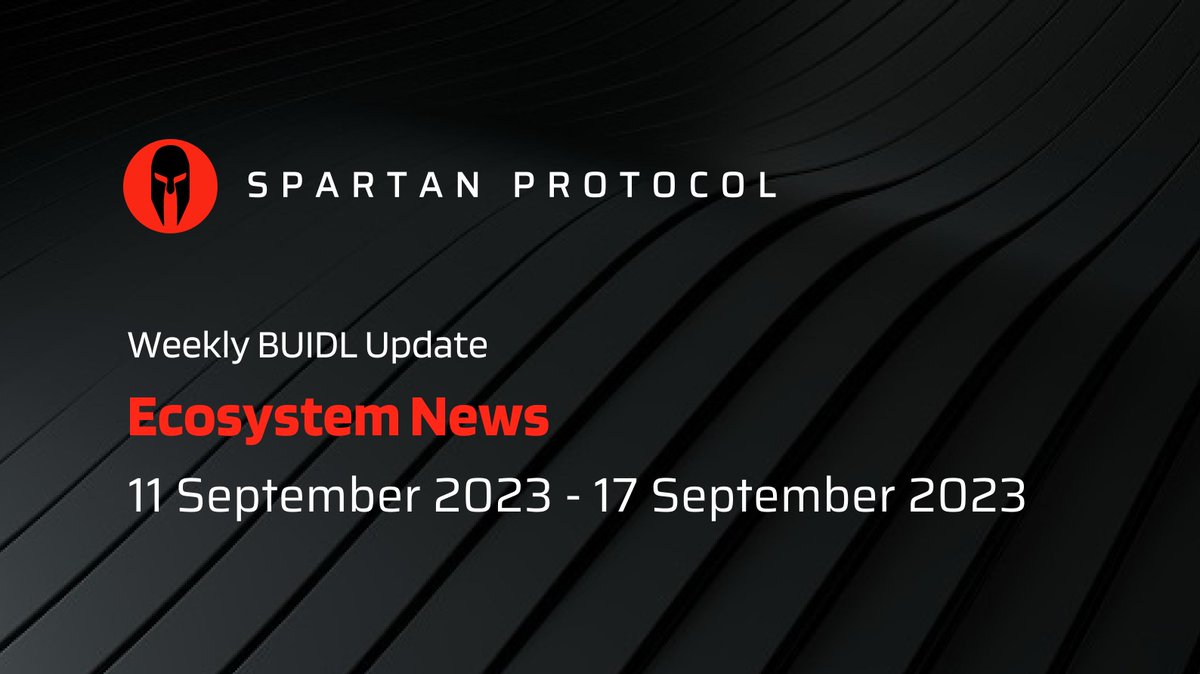 New $SPARTA article: blog.spartanprotocol.org/buidl-weekly-1… Welcome to another weekly wrap-up, Spartans! Thanks to all the community contributors and friends who helped Buidl, promote and support during the week! Read on for the update