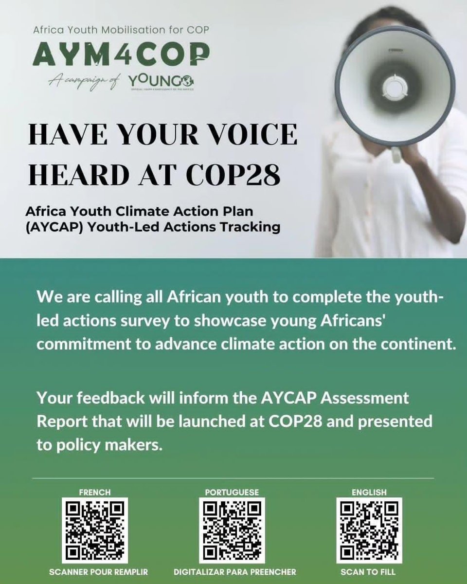 ambassadeur_env's tweet photo. FAITES ENTENDRE VOTRE VOIX À LA COP28 !
Vous trouverez ci-dessous les liens vers les formulaires :
Version anglaise : https://t.co/nv4QIdS8YR
Version française : https://t.co/UFsHIpHEe7
Version portugaise : https://t.co/zFPcD95vyf
Date limite : 30 septembre
#AYCAP https://t.co/dvCaTX0ut8