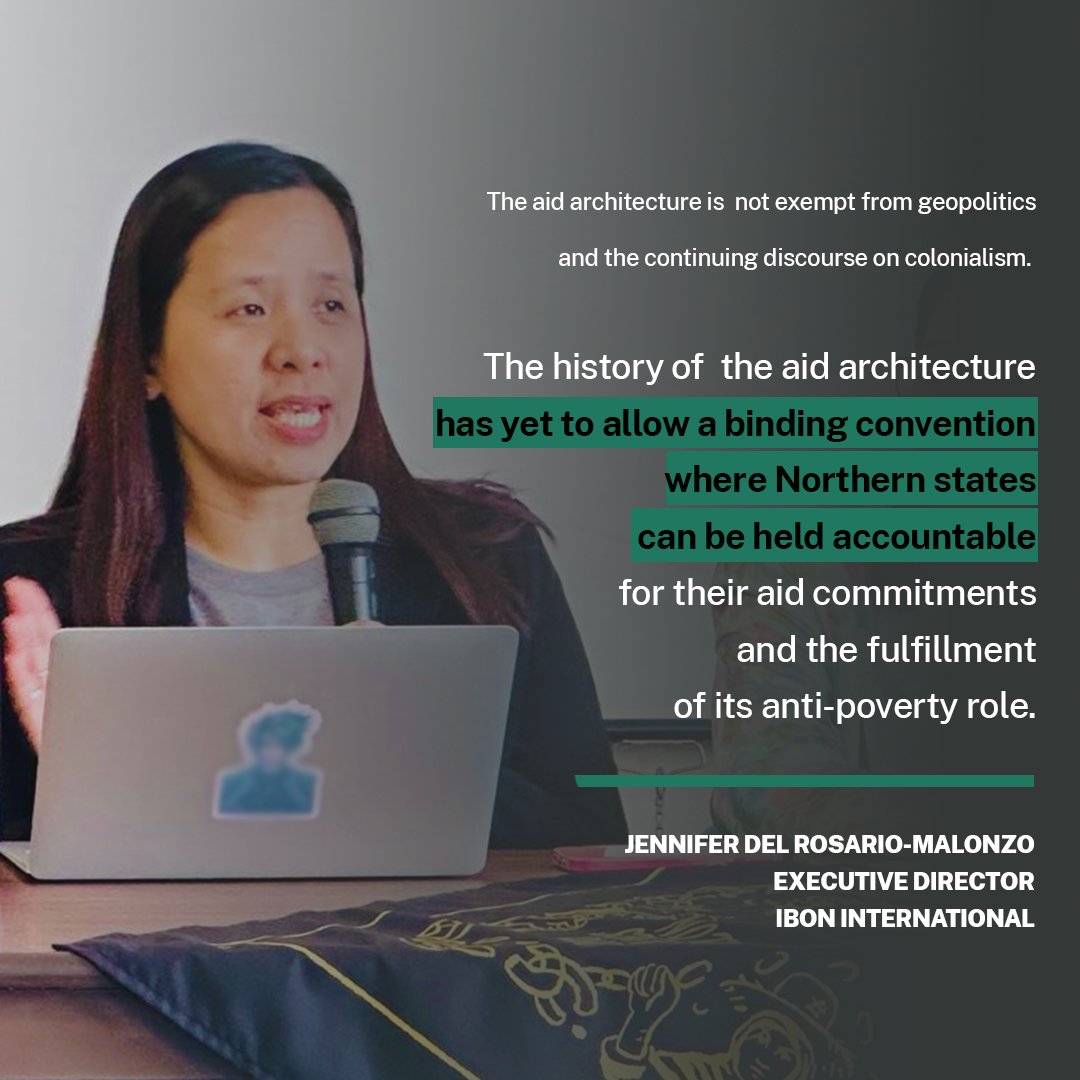 IbonInternatl's tweet photo. Executive Director Jennifer del Rosario-Malonzo participated in "Which Financial Architecture for Economic Justice?", a Global People's Assembly session organised by the @cs_ffd  on 17 September. https://t.co/tcHlgVIffE