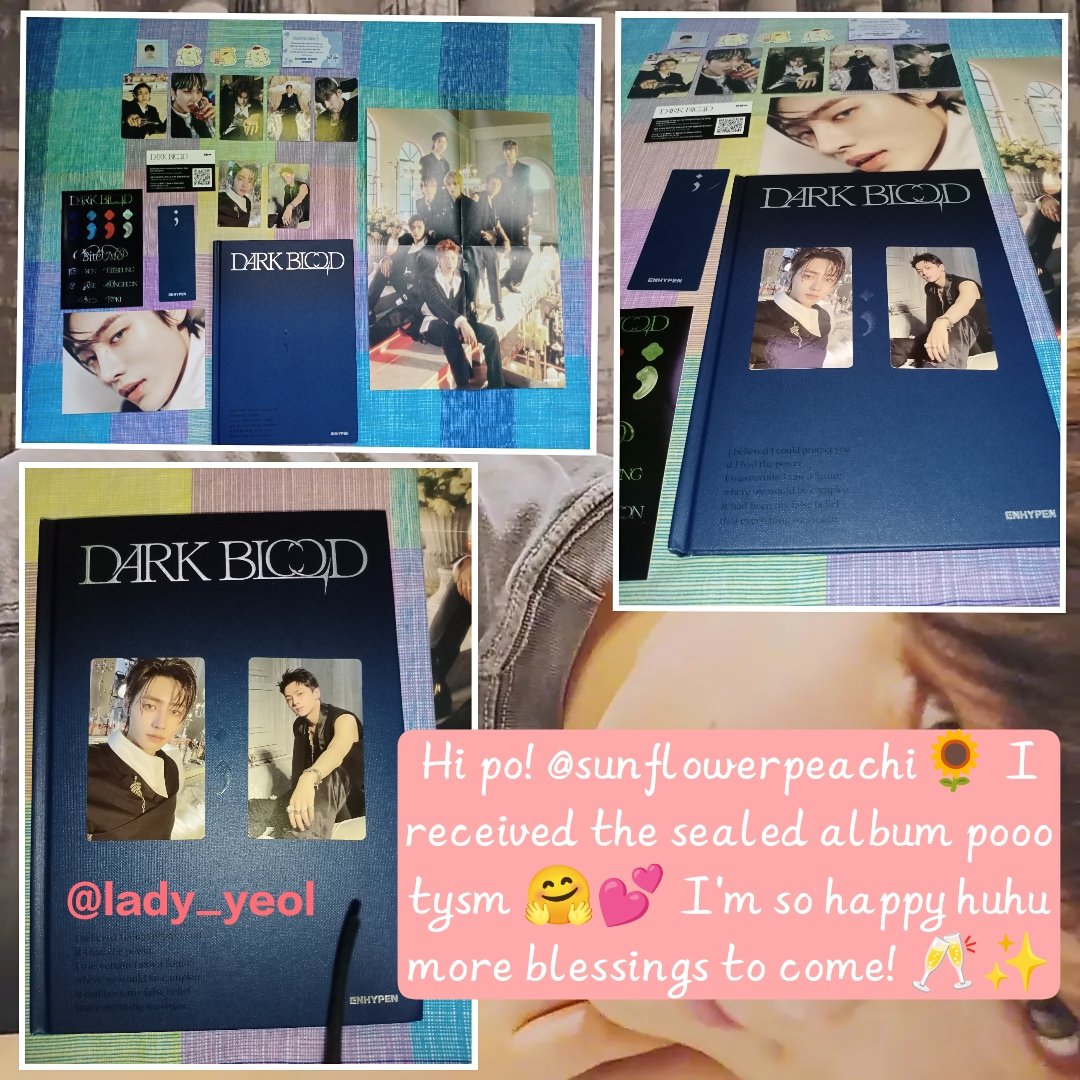 loeybaeknoo's tweet photo. 💌(*˘︶˘*).。*♡
Sealed Album GA
(◍•ᴗ•◍)✧* @sunflowerpeachi ateee thank you very much you know that I love chicken nugg-- ay iba pala haha ansaya ko po superrr as in.. my 1st enha album 😭
( ・ω・)☞ #randomcorner_feedback https://t.co/xLoRAUZdpU