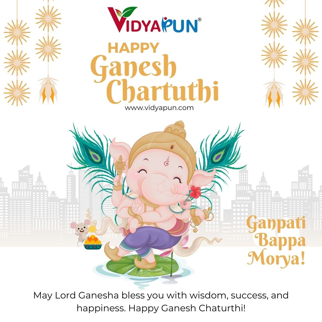 Ganpati Bappa Morya! May this Ganesh Chaturthi bring you love, laughter,  and countless memories. 🥳🎉 #GanpatiBappaMorya #GaneshChaturthiVibes