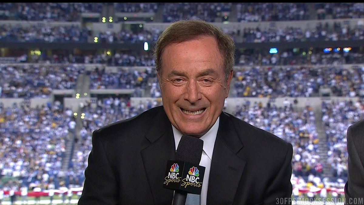 RushmoreLists's tweet photo. Today we’re making the Mt Rushmore of the greatest sports announcers of all time.  The goats:

Howard Cosell
Jim McKay
Al Michaels
Vin Scully

Legends, all of them🏆 

But does anyone else deserve consideration? https://t.co/d4gM8FOPK1