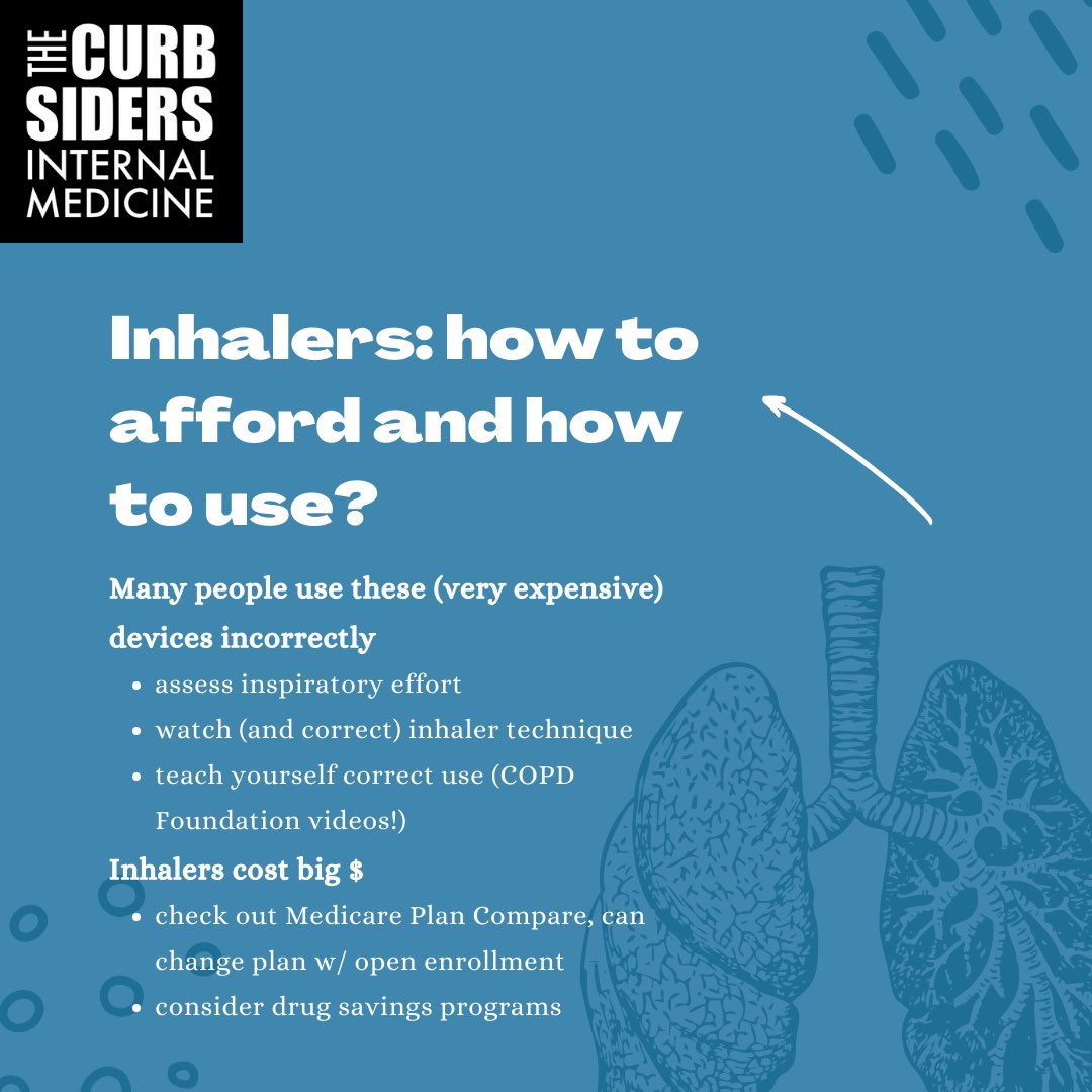 thecurbsiders's tweet photo. ๐ซ #408 COPD in Older Adults withย @LeahJWitt & @AmberMartirosov Definitions, 4Ms & Inhaler Pro Tips ๐ฌ๏ธ
๐ Level up COPD management in older adults. Start with learning the latest in #COPD diagnosis & classification https://t.co/zOiHbZQGxO https://t.co/6kvf9mImCY