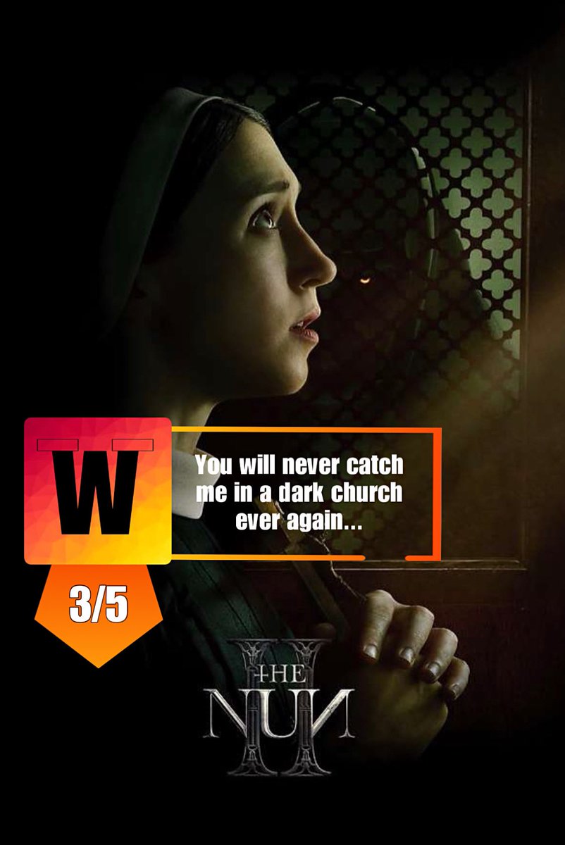 WhatThe_Take's tweet photo. Check out my full review of #thenun2 on my letterboxd account here: https://t.co/nFL2GvPmiy https://t.co/Loi9HaL5U1