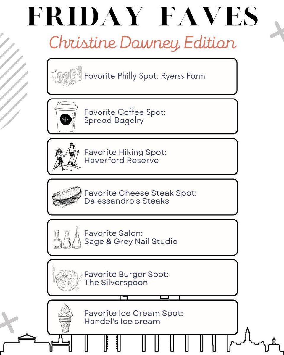 Dive into our newest 'Friday Faves' curated by our Main Line aficionado, Chris Downey! 

#phillylocal #supportlocal #lovemainline #mainlineguide visitmainline #lovewhereilive #mainlinetoday #weekendplans #tgif #myfavorites #lovepa #hiddengems #discoverpa