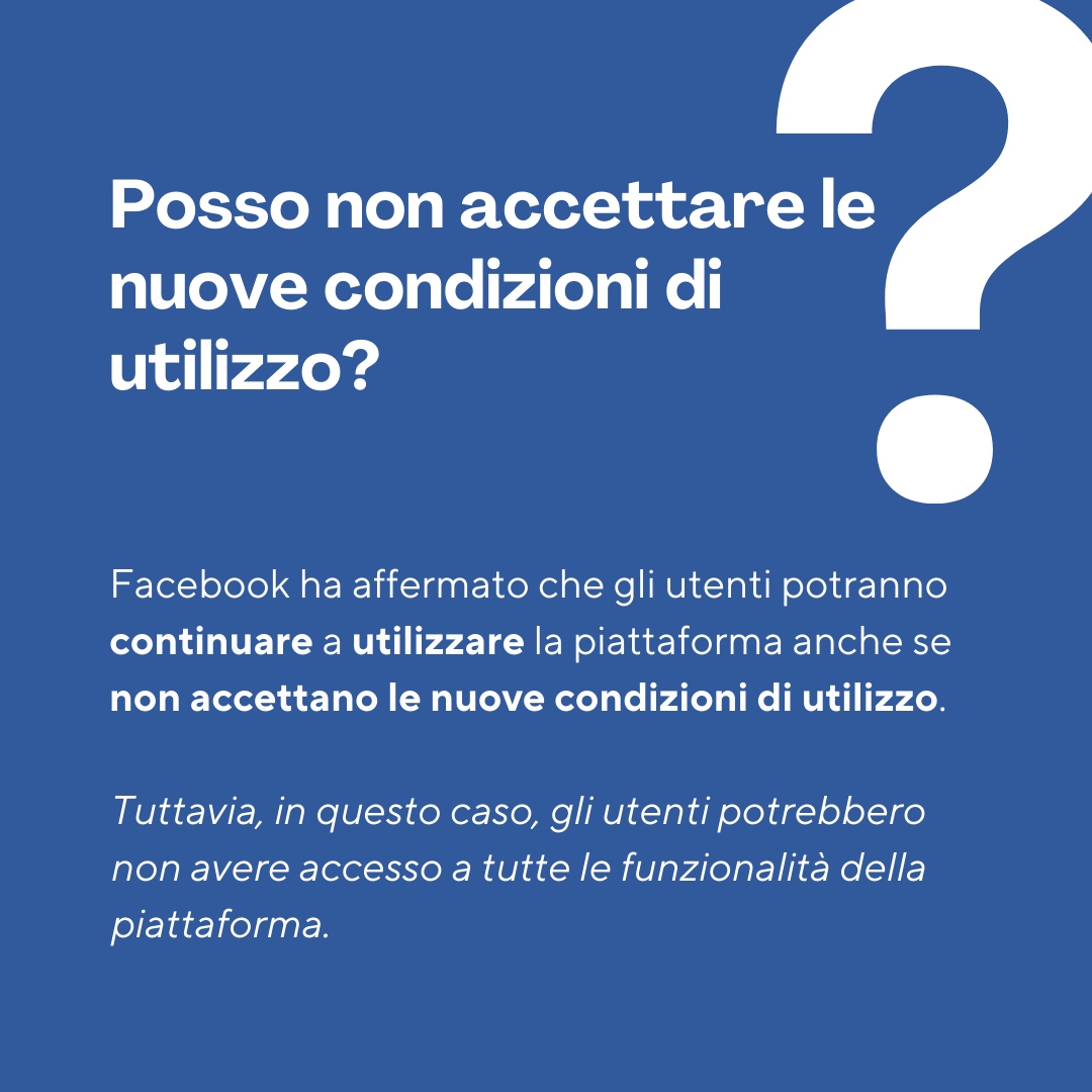Le modifiche alle condizioni di utilizzo di Facebook sono un importante cambiamento per la piattaforma. Le modifiche sono destinate a influire sul modo in cui Facebook utilizza i dati degli utenti e gestisce i contenuti.
lamiafinanza.it/2023/09/facebo…