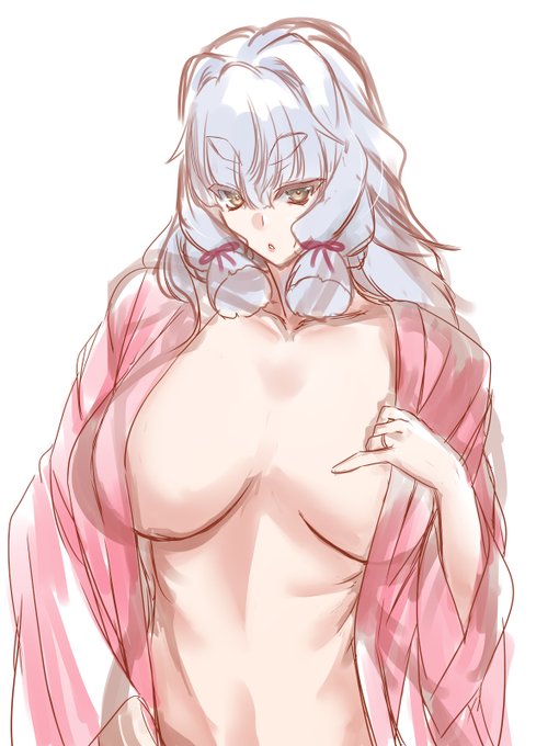 Д◎)  よる叢雲 「…寝るわよ」
#描いてみた #艦これ #叢雲さん #NSFW 