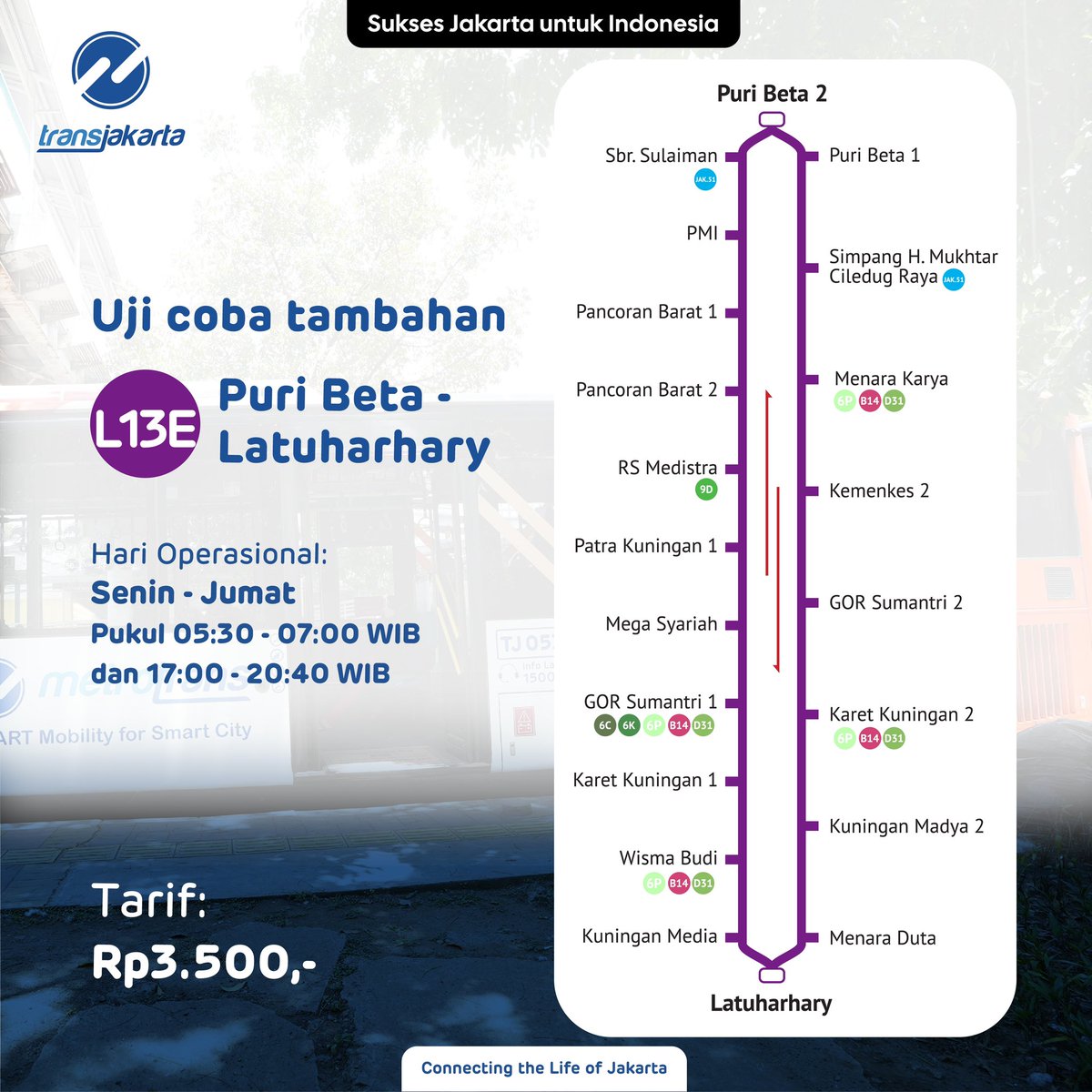 Transportasi Jakarta tweet media