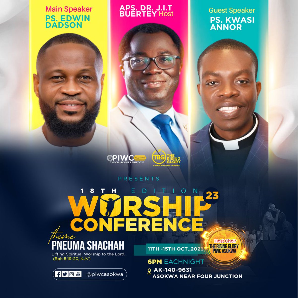 Ephesians 5:19 speaking to one another with psalms, hymns, and songs from the Spirit. Sing and make music from your heart to the Lord,
V20 always giving thanks to God the Father for everything, in the name of our Lord Jesus Christ.
#WorshipConference23
#whereJesuslives