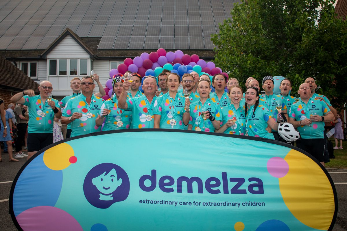 OSBGroupUK's tweet image. After 183 miles of cycling in aid of @DemelzaCharity, Group Managing Director, Mortgages &amp;amp; Savings Jon &amp;amp; @kentreliance Canterbury Branch Manager Christina weren&apos;t &apos;two tyred&apos; to celebrate, having raised £10k along the way 🚲💙

#WeAreOSB