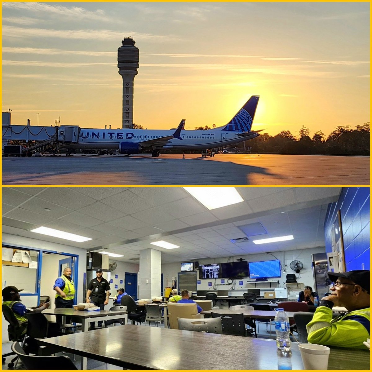 Good morning <a href="/united/">United Airlines</a>! Another beautiful morning here with #MCOFinest. Start your day 🌞 with a cup of ☕️ and a briefing . Be safe &amp; lead by example. <a href="/AOSafetyUAL/">AO Safety UAL</a> <a href="/AO_Performance/">United Airlines AO Performance & Execution</a> <a href="/LouFarinaccio/">Lou Farinaccio</a> <a href="/SteveTanzella/">Steve Tanzella</a> <a href="/jeremyf73186955/">jeremy fletcher</a>