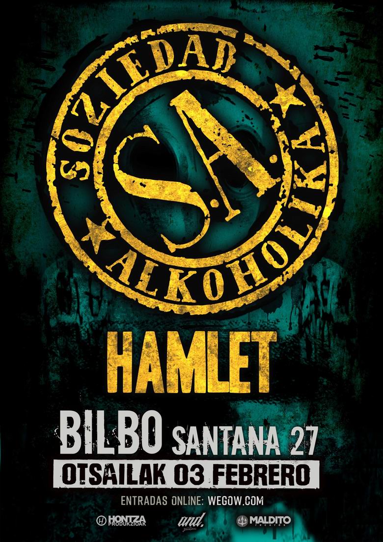 #SoziedadAlkoholika y #Hamlet actuarán en febrero de 2024 en Bilbao - rockcircus.net/soziedad-alkoh…