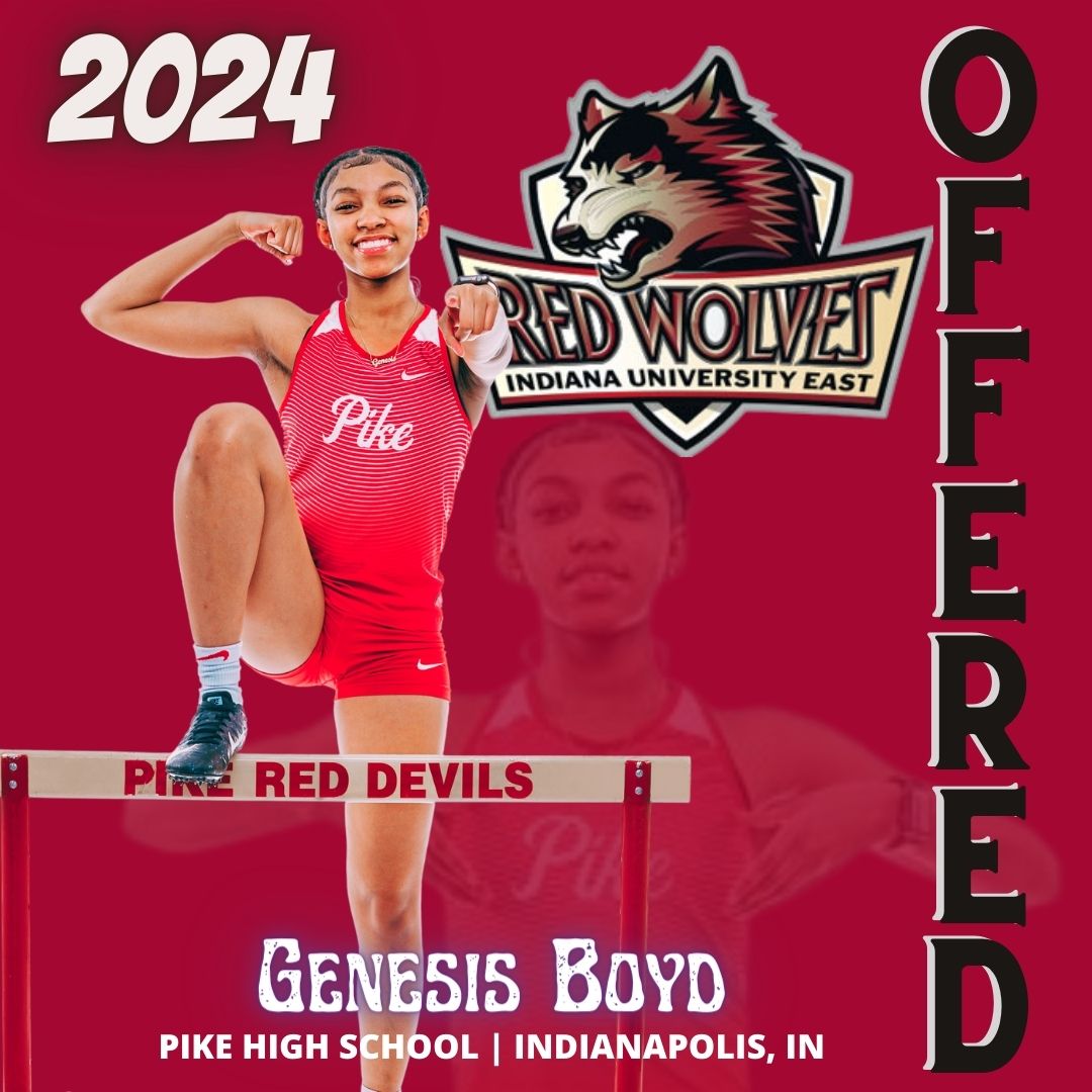 Congratulations to 2024 Genesis Boyd
<a href="/AshlynGenesis/">Genesis Boyd</a> from Pike High School (Indianapolis IN) <a href="/LadyRedDevilsB1/">Lady Red Devils Basketball</a> <a href="/PikeTrackField/">Pike Track & Field</a>
on receiving an offer from IU EAST   #prACTicelikechampion