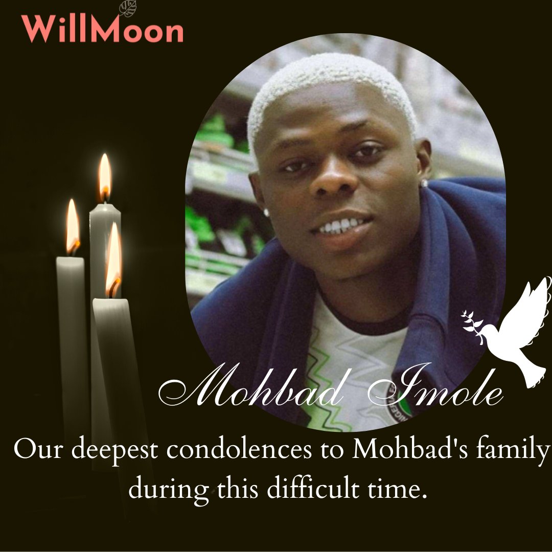 WillmoonT's tweet photo. Our deepest condolences to Mohbad's family during this difficult time 🙏 

#imole🕊 
#Willmoontech #mohbad
#Justice4Mohbad https://t.co/LZvwxE8bAy