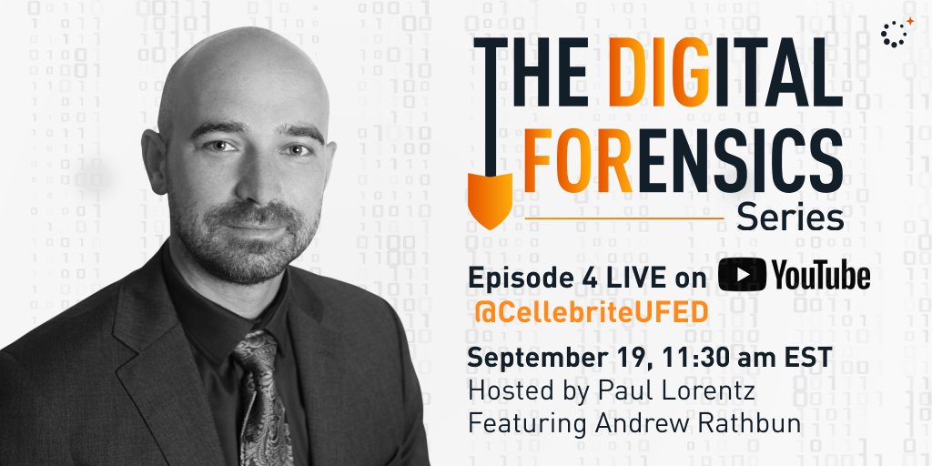Cellebrite's tweet photo. Join us for a live episode of #TheDigFor with digital forensics expert Andrew Rathbun, hosted by Paul Lorentz, discussing 'Growing the DFIR Community'.
Tune in on tomorrow and subscribe for updates on YouTube here: https://t.co/VqCVj5J1Ri
#DFIR https://t.co/ZZAz9PYlxt