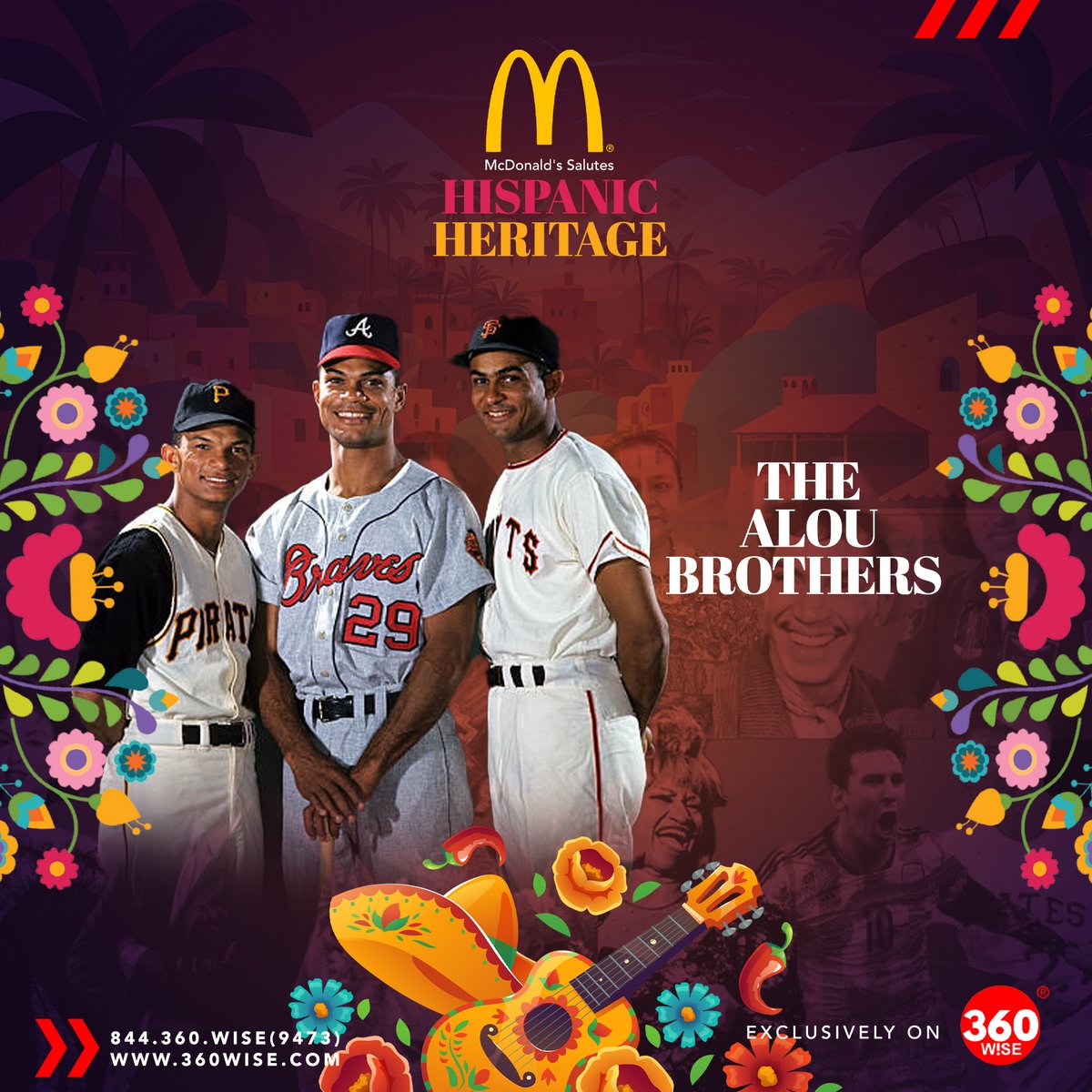 Iam360Wise's tweet photo. McDonald's Salutes : During this Hispanic Heritage Month, take a moment to learn more about the Alou Brothers and their significant contributions to the sport of baseball. 
https://t.co/Ylzv10GBp3
#HispanicHeritageMonth #McDonaldsHHM2023 https://t.co/9yyDGkA9zK
