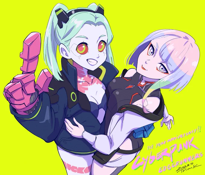 祝!エッジランナーズ1周年#Edgerunners#CyberpunkEdgerunners 