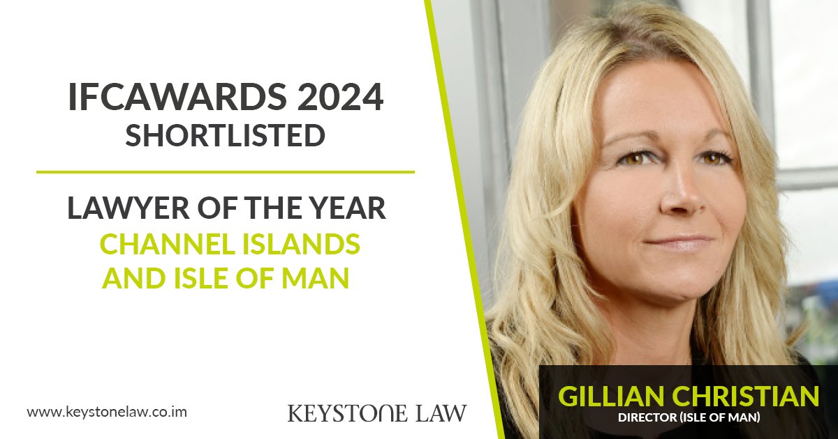 Congratulations to our #litigation partner Gillian Christian who has been shortlisted for Lawyer of the Year – Channel Islands and Isle of Man at the Citywealth International Financial Centre Awards 2024. View the shortlist and vote for Gillian here: ow.ly/zyIx50PMIjL