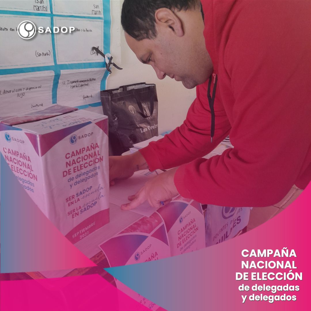 sadopnacion's tweet photo. 📍Este mes estamos eligiendo Delegadas y Delegados en los colegios de gestión privada de todo el país.

Felicitamos a las nuevas y los nuevos representantes de Quilmes.

¡Sumate y participá!

#ElecciónDeDelegados #SerSadopEnLaEscuela #SerLaEscuelaEnSadop #SomosSadop https://t.co/lll1wlRJYX