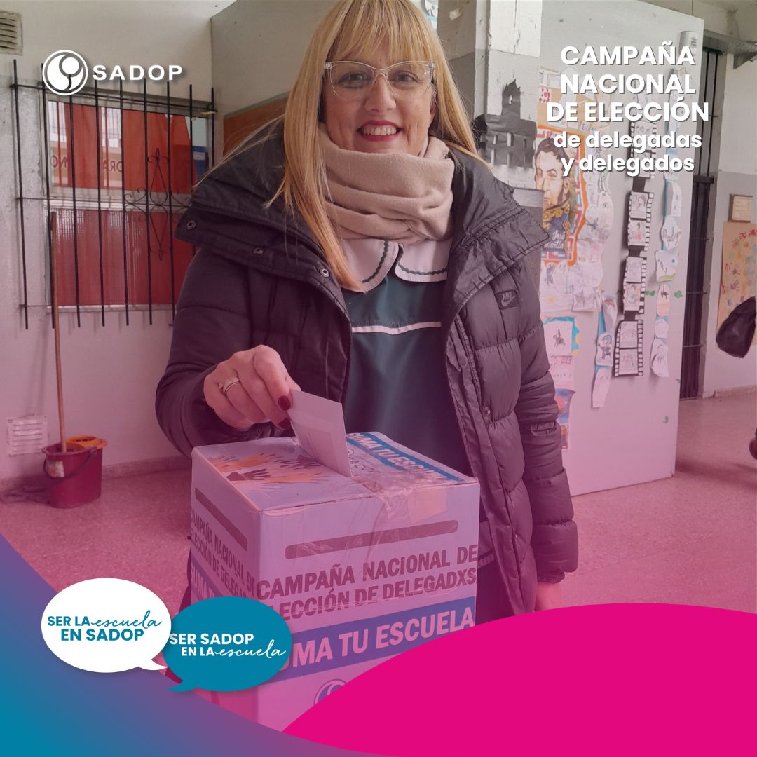 sadopnacion's tweet photo. 📍Este mes estamos eligiendo Delegadas y Delegados en los colegios de gestión privada de todo el país.

Felicitamos a las nuevas y los nuevos representantes de Quilmes.

¡Sumate y participá!

#ElecciónDeDelegados #SerSadopEnLaEscuela #SerLaEscuelaEnSadop #SomosSadop https://t.co/lll1wlRJYX