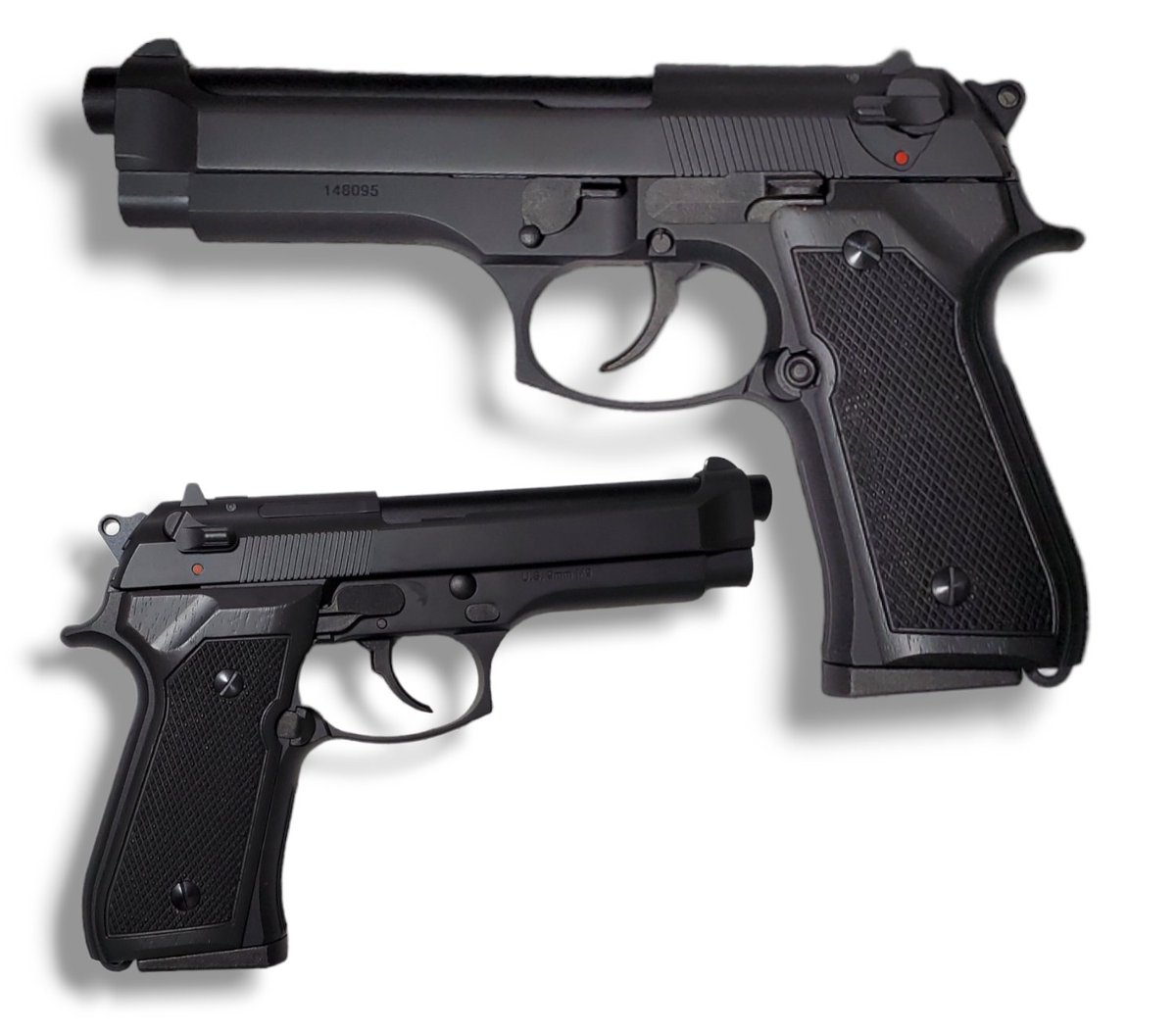 GMontalos25720's tweet photo. 今日の愛銃🎵
「Beretta M92F」
・バイオハザード デスアイランドにてレベッカが運用した銃
・刻印無し グリップシンボルなしのモデル
劇中ではかなり影の薄い一丁で、再現するまでもないですが、この無機質な感じ気にってます❤
#USM9
#バイオハザード
#REBHFUN
#ResidentEvil
#d_island https://t.co/tYbEFqYTB1