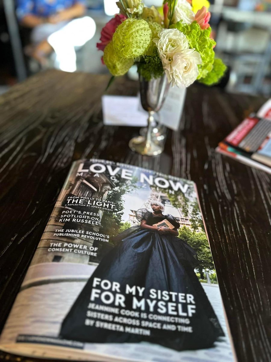 Ain’t never seen a bookshop lady on the cover of a magazine—while in Paris—no less. Surreal. Grab your copy from @LoveNowMedia today.