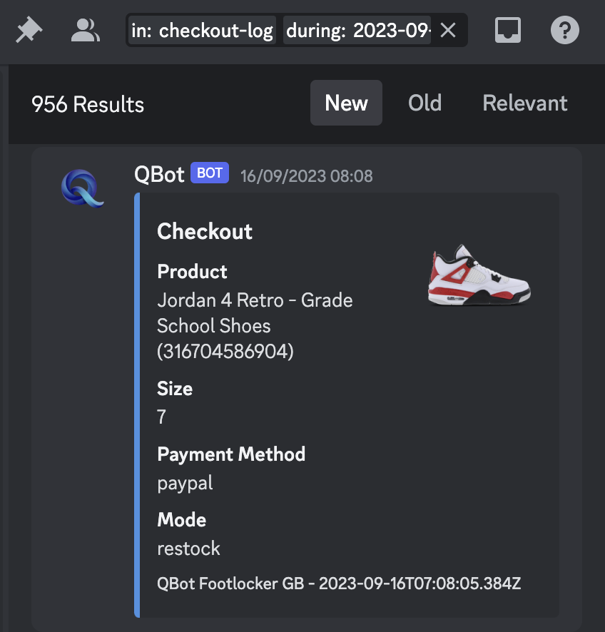 QBot (@qbotaio) on Twitter photo A weekend to remember! ๐
1.5k+ checkouts (mostly unlogged) with 25 active AU & EU users on our supported sites, we dominated the Jordan 4 release. ๐
To celebrate, we're giving 3 lucky people the chance to purchase a renewal key! To enter:
โ
Follow <a href="/QBotaio/">QBot</a> & <a href="/QBotSuccess/">QBotAIO - Success</a>
โค๏ธ A weekend to remember! ๐
1.5k+ checkouts (mostly unlogged) with 25 active AU & EU users on our supported sites, we dominated the Jordan 4 release. ๐
To celebrate, we're giving 3 lucky people the chance to purchase a renewal key! To enter:
โ
Follow <a href="/QBotaio/">QBot</a> & <a href="/QBotSuccess/">QBotAIO - Success</a>
โค๏ธ