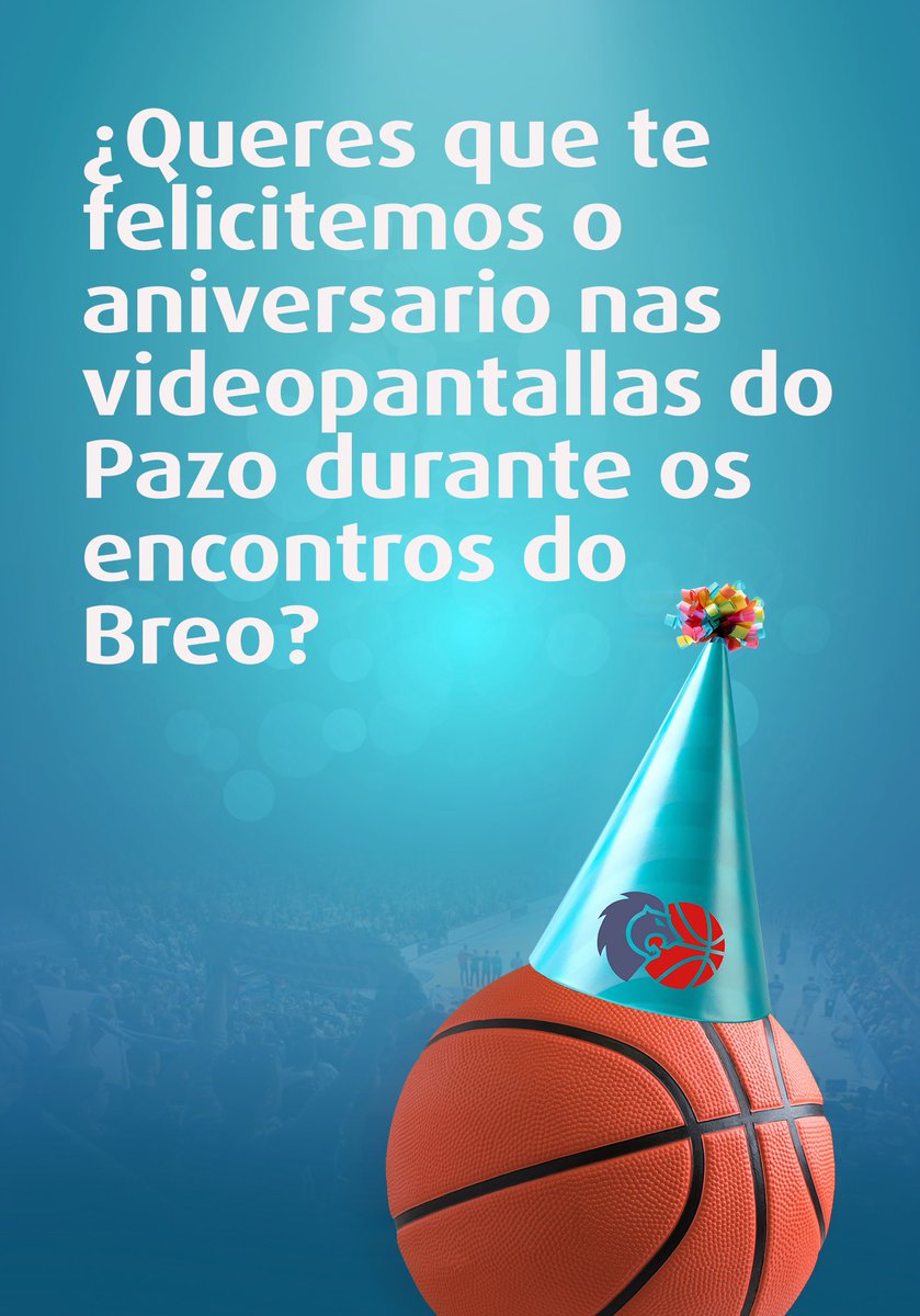 xa está a ligazón para a nova tempada, entra en veobreo.es e manda a tua foto para o encontro  deste domingo entre Río Breogan e Baskonia. <a href="/CBBreogan/">Río Breogán</a> #aniversarioscelestes #riobreogan
