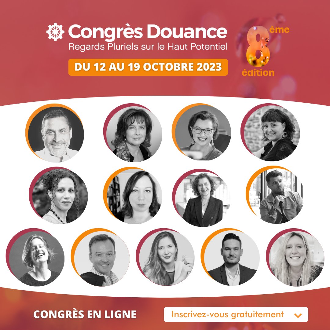 Le Congrès Douance 2023 sera le dernier !!! 😭

Célébrons donc pleinement cette 8ème édition. L'occasion de profiter gratuitement une toute dernière fois de ses web-conférences 😁

⇝ explications, programme, inscription... tout est expliqué &amp; détaillé sur les-tribulations-dun-petit-zebre.com/2023/09/18/cet…