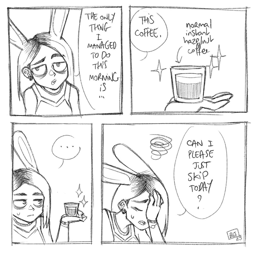 #255 - Me on my periods x) Couldn't draw much more than that for the new comic :p