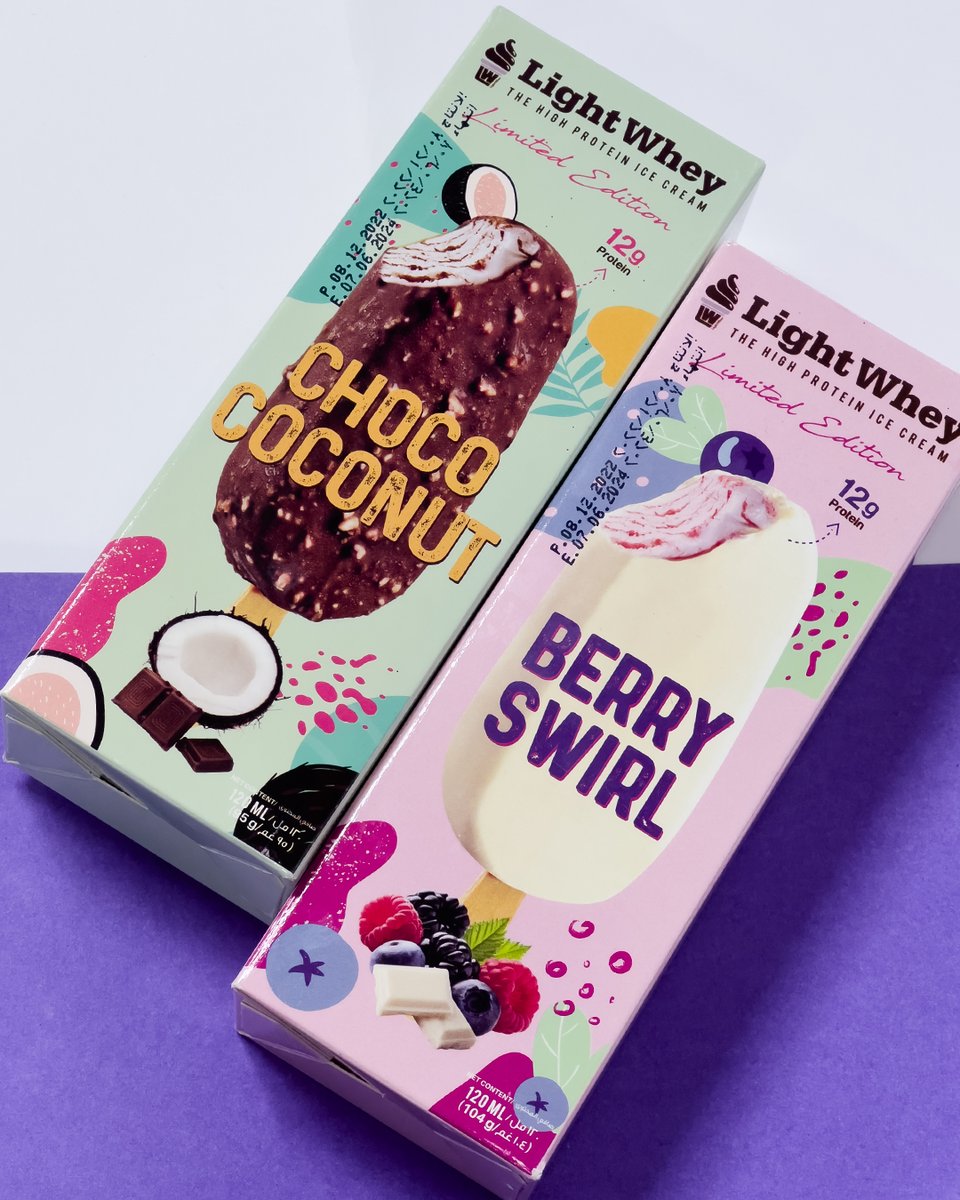 LightWhey's tweet photo. Our fun limited edition flavors are packed with 12 g of protein goodness. 🥥
#highprotein #icecream #lessguilt #limitededition https://t.co/8VmPlGiCya