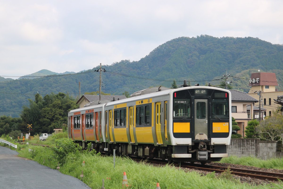 2023/9/18(月) 水郡線〜東北本線 329D 郡山行 キハE130-13+7 常陸大子