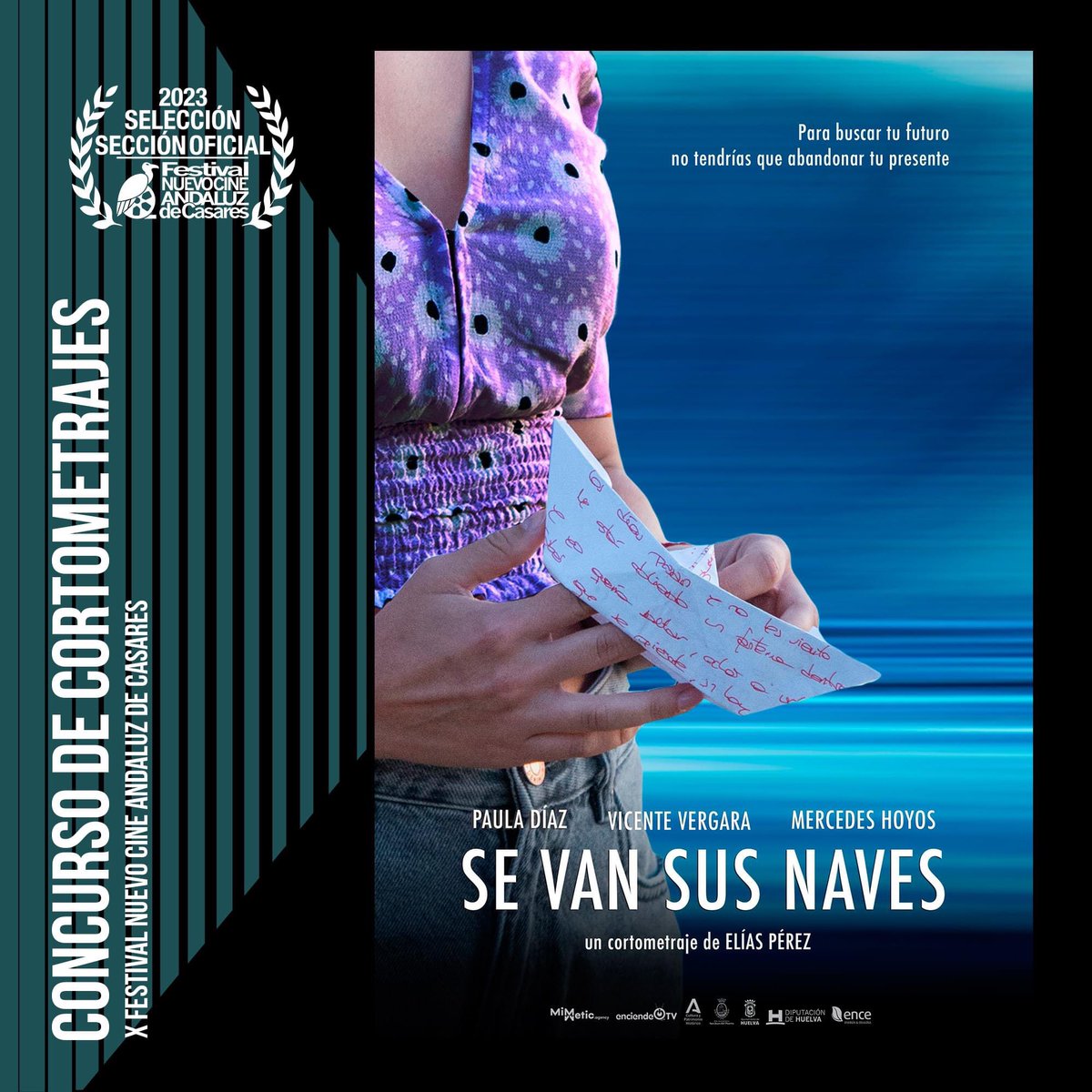 Enciende TV (@enciende_tv) on Twitter photo 👀 estamos muy felices de que nuestro corto #SeVanSusNaves de <a href="/elyasperez/">Elías Pérez</a> forme parte de la selección del concurso de cortometrajes en <a href="/Nuevocineandalu/">Nuevo cine andaluz</a> de Casares.
Se proyectará el martes 3 de octubre a las 21:00h
nuevocineandaluz.com/cortometrajes-… 👀 estamos muy felices de que nuestro corto #SeVanSusNaves de <a href="/elyasperez/">Elías Pérez</a> forme parte de la selección del concurso de cortometrajes en <a href="/Nuevocineandalu/">Nuevo cine andaluz</a> de Casares.
Se proyectará el martes 3 de octubre a las 21:00h
nuevocineandaluz.com/cortometrajes-…