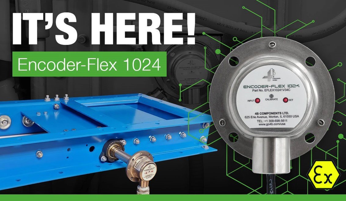 4B_Braime's tweet image. It&apos;s here -now with #ATEX, UKCA &amp;amp; IECEx approvals.
4B&apos;s Encoder-Flex 1024 innovative digital #rotaryencoder offers unrivalled #flexibility in a compact, robust design.
• Suits all rotary measurement applications
• Monitors #shaftspeed, angle or position
info.go4b.co.uk/encoder-flex-1…