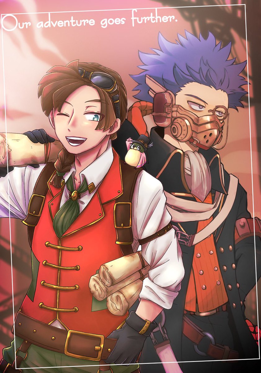 鏡屋さん（<a href="/KG_KIRAKIRA/">鏡屋@ｽﾀﾝﾌﾟ販売中</a> ）が素敵なコラボイラストに編集してくださいました！！！
死ぬほどかっこいい心君と推しが共演していてあまりにも幸せ…！！！
本当にありがとうございます🥹💞
推しのスチパンは世界を救う！！