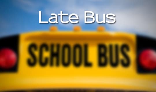 LATE BUS:
Bus 905 to Highbury Education centre is 1 hour 15 mins behind