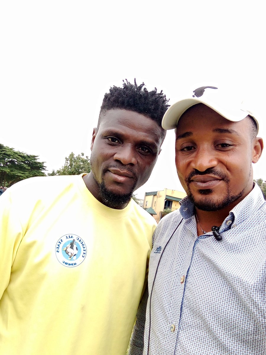 MilobabyD's tweet photo. @MilobabyD Milobaby Deen Sport Ambassador Ikorodu Kingdom, Omotoyosi Rasaqk Nigeria born,Benin Republic Ex international,Founder Ottasolo football club together we are at the Strong Tower Football field Ikorodu https://t.co/kbS74DoJTv
