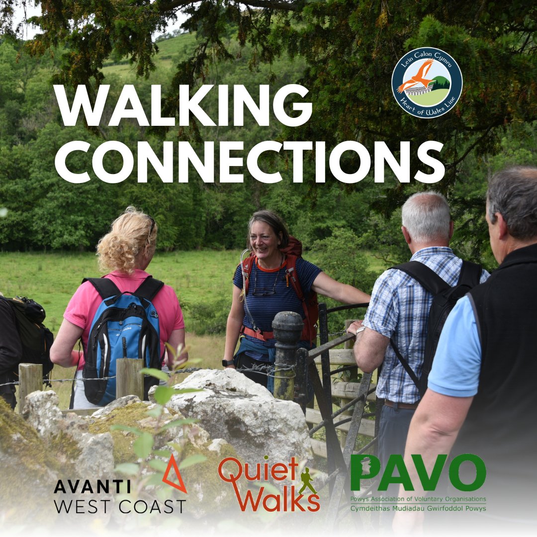 HeartWalesLine's tweet photo. 📣 We are very excited to announce the launch of our new project 'Walking Connections' 🥾We are ready to receive applicants onto a 4 week programme of led walks in partnership with @QuietWalks 

Read more and apply here 👉 https://t.co/KsmJkCYjYp 

@AvantiWestCoast @PAVOtweets https://t.co/ZTAEnF7CS8