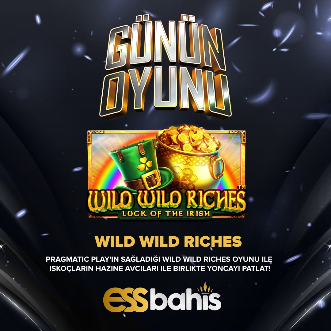 🎩Essbahis'te günün casino oyunu Wild Wild Riches! 🎰Her yatırımınıza Çevrimsiz Freespin ile kazanma şansınızı ikiye katlayın! 😎Büyük oynayanların ve büyük kazananların adresi. 📲 Hemen oyna: bit.ly/essbahisresmii