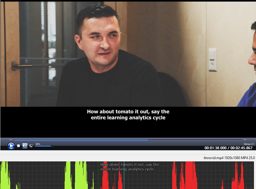 When you talk about automation...and the tool to "automate" the subtitles doesn't work the way you wish it would. Preparing the 2nd run for #LearningAnalytics for Teachers, starting 6th November ffhs-mooc.ch/courses/course…