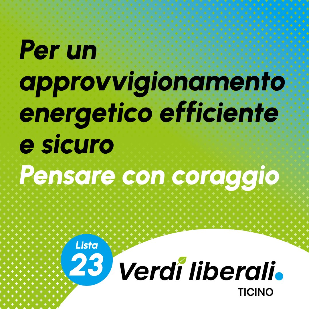 Per un approvvigionamento energetico efficiente e sicuro, alimentato da fonti rinnovabili e stoccaggio di energia, in armonia con la protezione del clima e la cooperazione europea. 🇨🇭🇪🇺