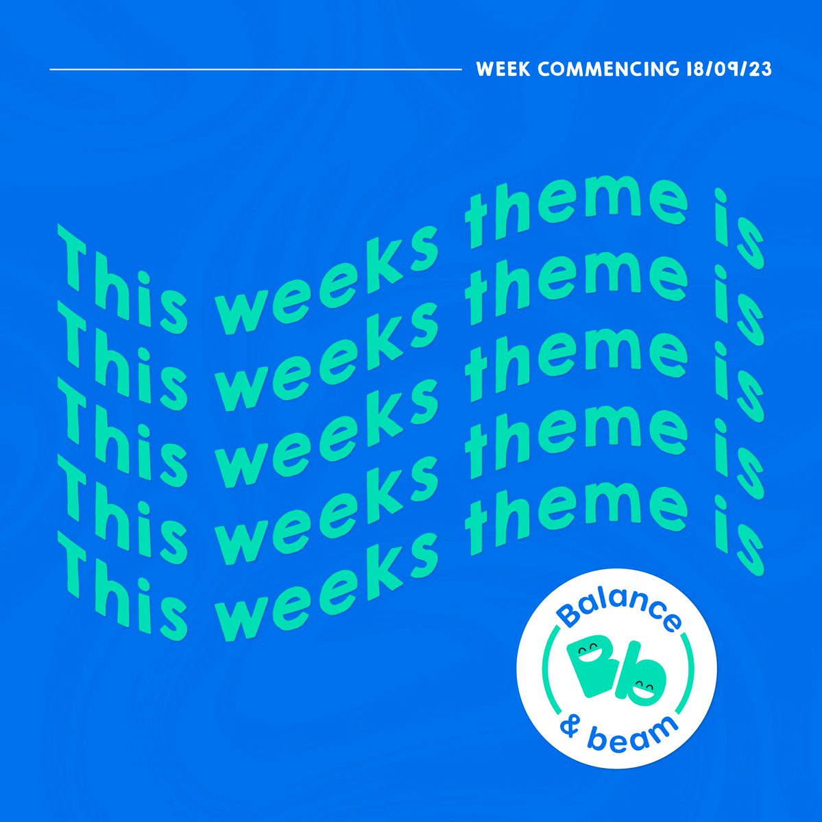 BalanceAndBeam's tweet photo. ⭐ Theme of the week 18/9/23 ⭐️

Parent and child classes - Come To The Circus
Pre-school - Come To The Circus
Primary school - Acro-Batics

#staffordshiregymnastics #staffordshire #stokeontrent #childdevelopment #babyactivities #toddler #toddleractivities https://t.co/dVFIQwLzhq