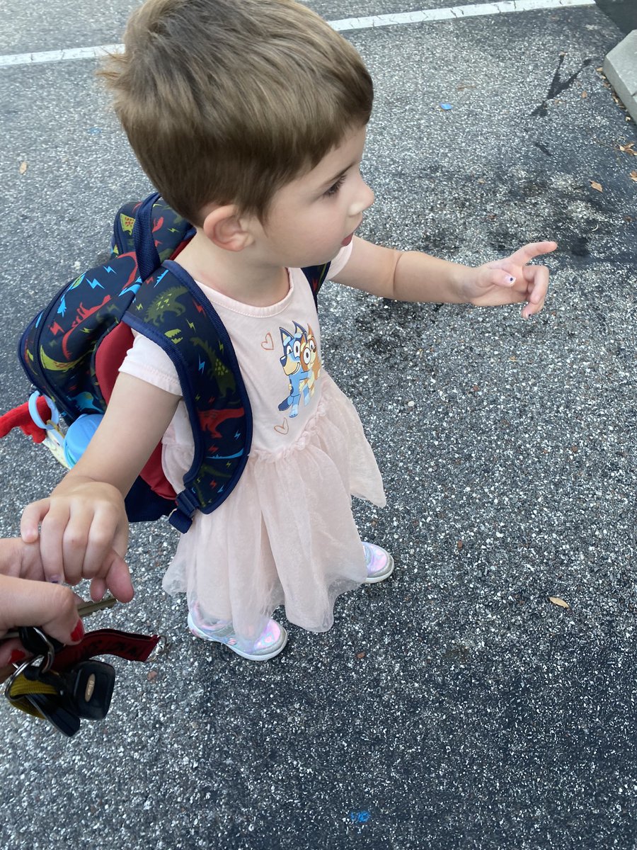 Kiddo was SO EXCITED to pick out his Bluey dress for school today. And I say this will all the love I have: if any person says anything to him other than “I love your dress” or “you look so pretty,” I will metaphorically burn the whole system to the ground.