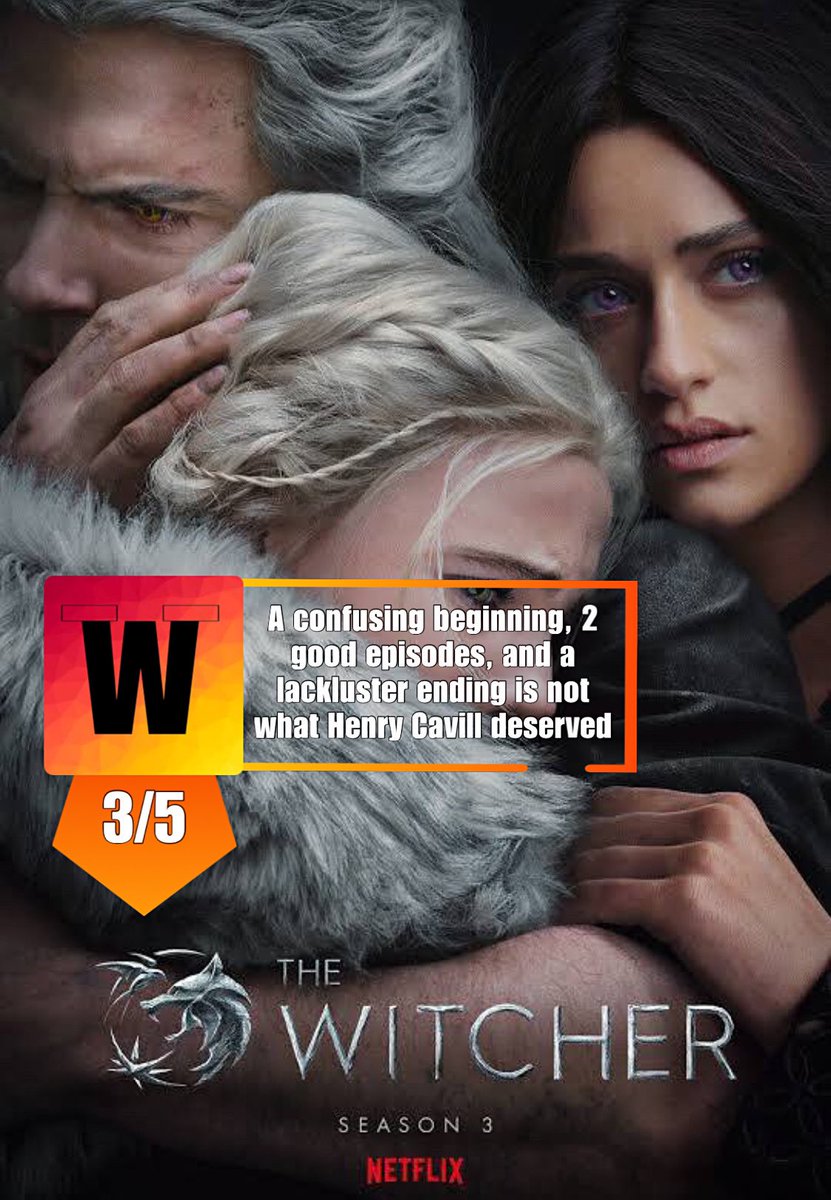 WhatThe_Take's tweet photo. The season was overall a lackluster way to end Henry Cavill’s time in the show but the 2 episodes that were good may have been the best in the series. 

#TheWitcher #TheWitcher3 https://t.co/5TzFQ3giZI