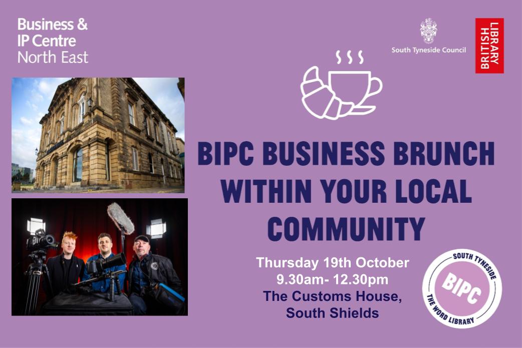 BIPC North East Brunch will be supporting South Tyneside creative businesses who want to start, grow, and brush up on their skills . Sign up to their free &amp; interactive sessions and learn something new! 👇
🗓️ 19th Oct
⏰ 9.30am
📍 <a href="/thecustomshouse/">The Customs House</a>
eventbrite.co.uk/e/business-bru…