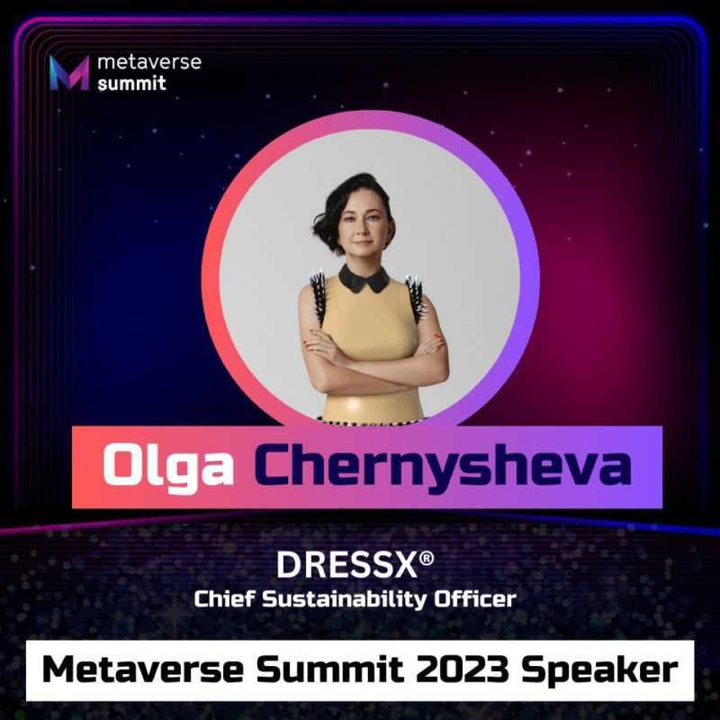 Meet DRESSX team at <a href="/Metaversesummit/">Metaverse Summit</a> 2023 ✨

Already this week, our beloved Head of Growth <a href="/julienverse/">Julien Rosilio</a> and Chief Sustainability Officer <a href="/theolgaverse/">theolgaverse</a> are coming on stage to share the latest insights on digital fashion trends, sustainability in the field, and more 🫣

See you!