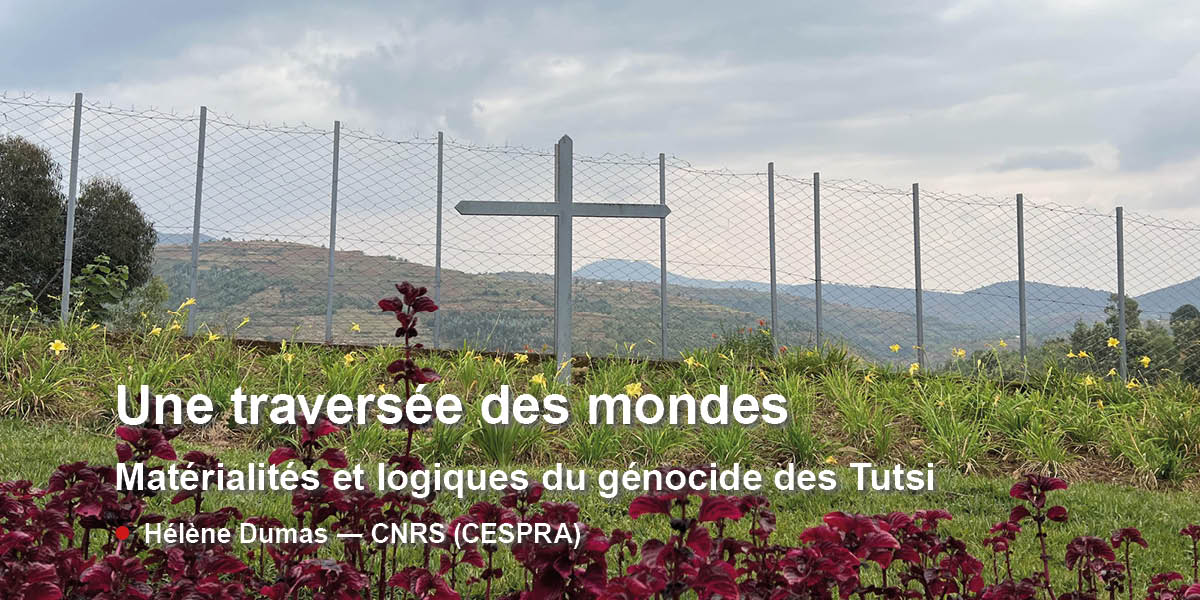 🇷🇼🆕Au Rwanda, la marque du génocide est partout. De l’archive à la langue, et jusque dans le paysage, Hélène Dumas (@CESPRA) suit sa trace, et questionne le bouleversement qu’un tel objet opère sur le chercheur. Un témoignage à lire sur @Politika_web  !
👉politika.io/fr/article/tra…